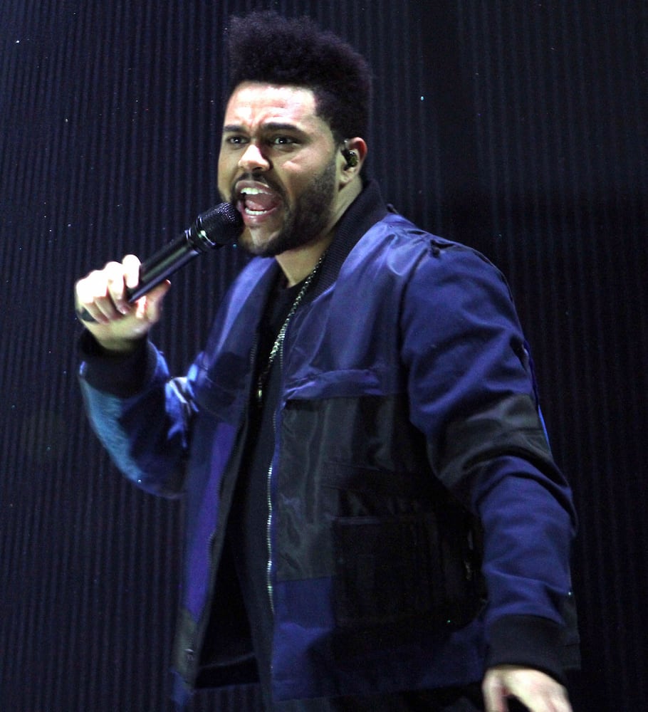 The Weeknd performs at Philips Arena in Atlanta