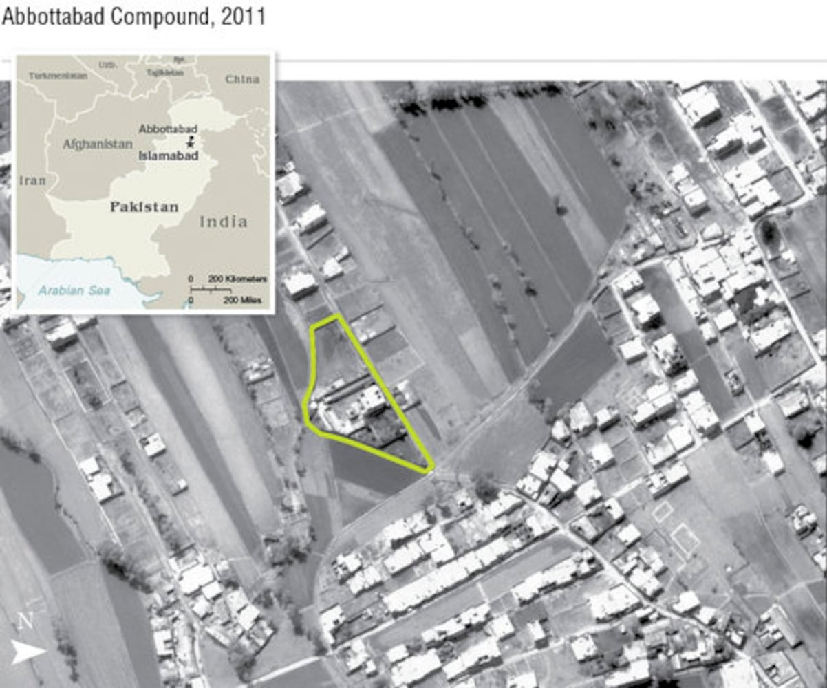 Osama bin Laden's hideout in Pakistan