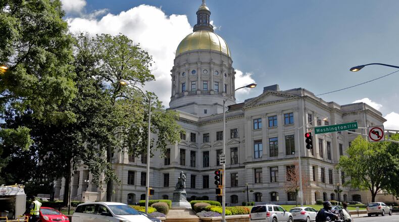 Georgia's General Assembly should see only a slight change in its makeup when the next session opens in January. While the outcomes from Tuesday's election have yet to be finalized, Democrats stand to gain two seats in the state House, leaving the Republicans with a 100-80 advantage in the chamber. Republicans are also expected to maintain the 33-23 edge they hold in the state Senate. (Bob Andres/AJC 2020)