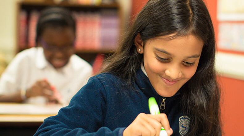 The Marietta City Council is considering a rezoning request that would involve the construction of a new campus for The Stonehaven School across the street from GracePointe Marietta Baptist Church, 505 Atlanta St., where the school has been housed since 2012. Courtesy of The Stonehaven School