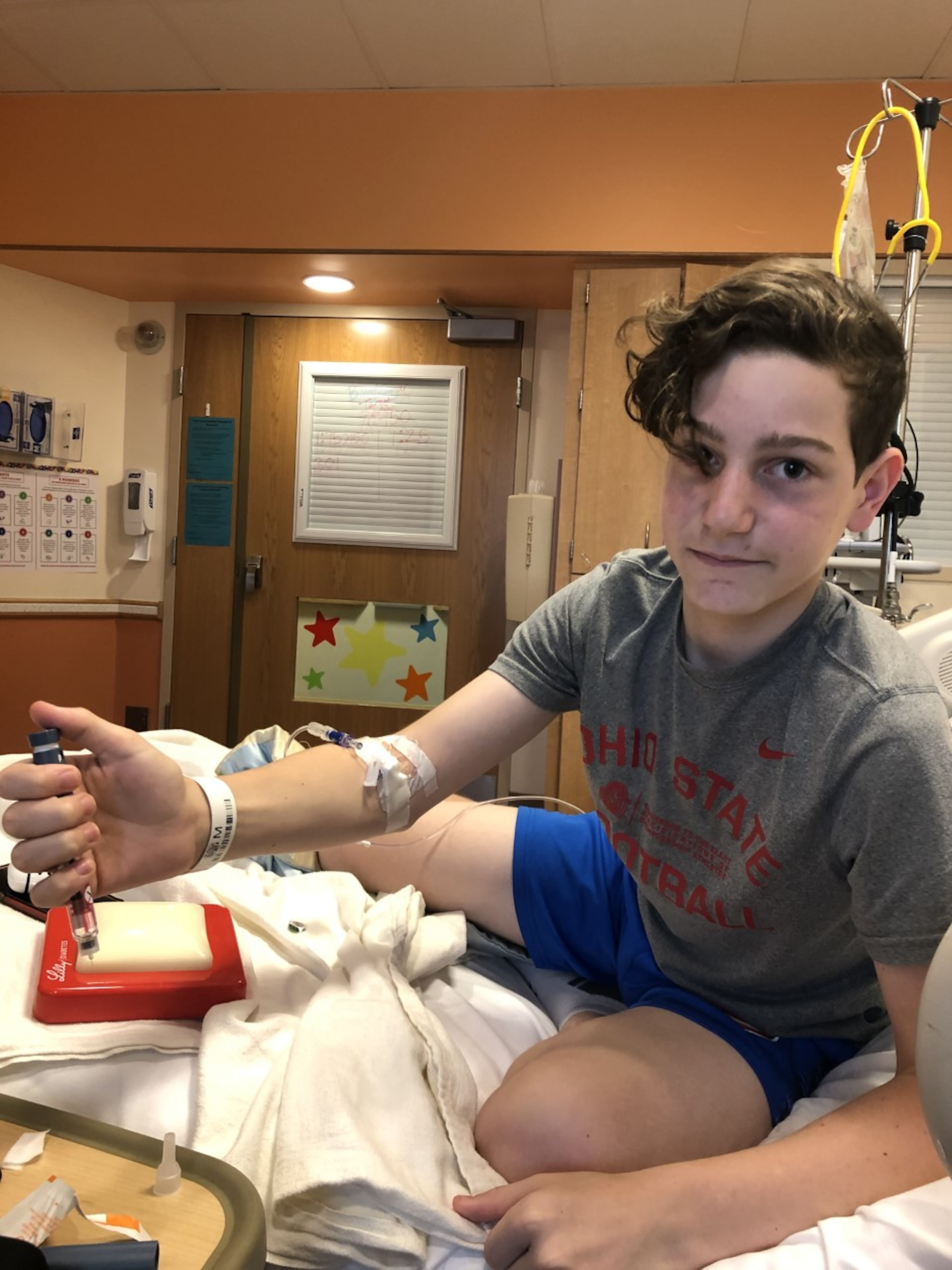 Drew Mendelow was 13 when he was diagnosed with Type 1 diabetes at Children’s National Hospital in Washington. (Courtesy of Jack Mendelow)