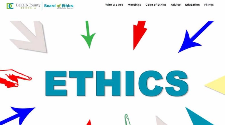 DeKalb County Board of Ethics website at dekalbcountyethics.org.