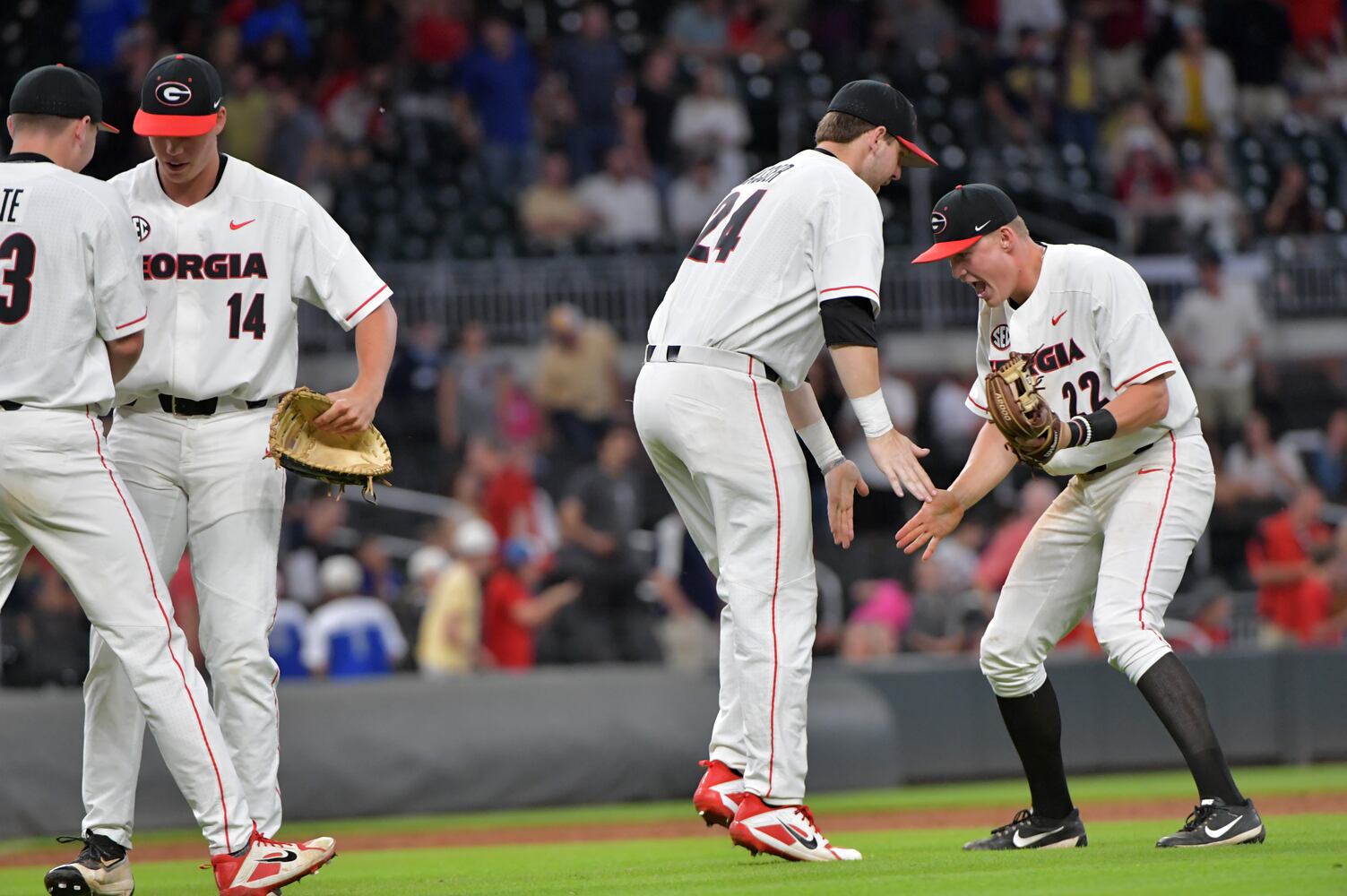 Photos: Tech and Georgia battle in baseball