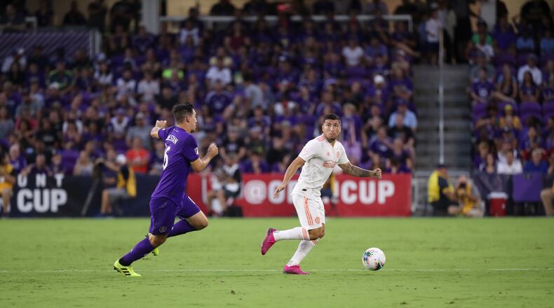 Atlanta United played Orlando on Tuesday in the semifinals of the U.S. Open Cup at Exploria Stadium. (Atlanta United)