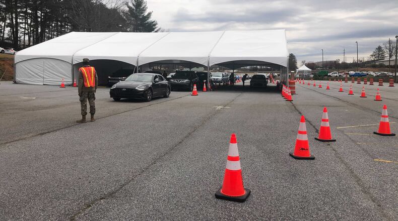 It was a smooth process Monday, March 15 afternoon at the mass vaccination site at Habersham County Fairgrounds in Clarkesville. With expanded eligibility, the daily number of vaccines administered was more than doubled to 2,100.