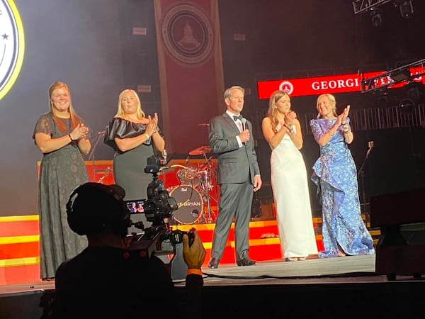 Brian Kemp's inaugural ball on Jan. 12, 2023 at State Farm Arena in Atlanta. (Facebook post)
