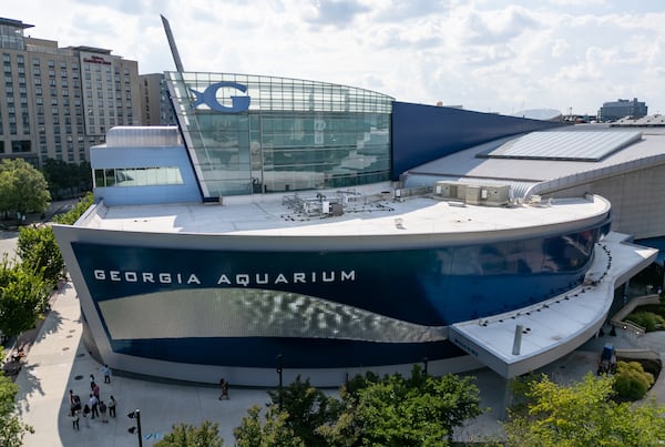 The Georgia Aquarium, shown here in June 2024, opened on Nov. 23, 2005. (Seeger Gray/AJC File)