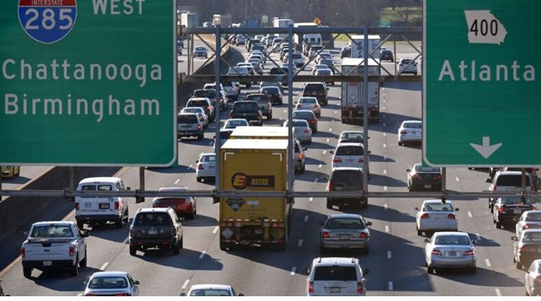 Overnight lane closures for I-285 are planned this week as part of the reconstruction of the I-285/Ga. 400 interchange in the top-end Perimeter area of North Fulton and DeKalb counties. AJC FILE