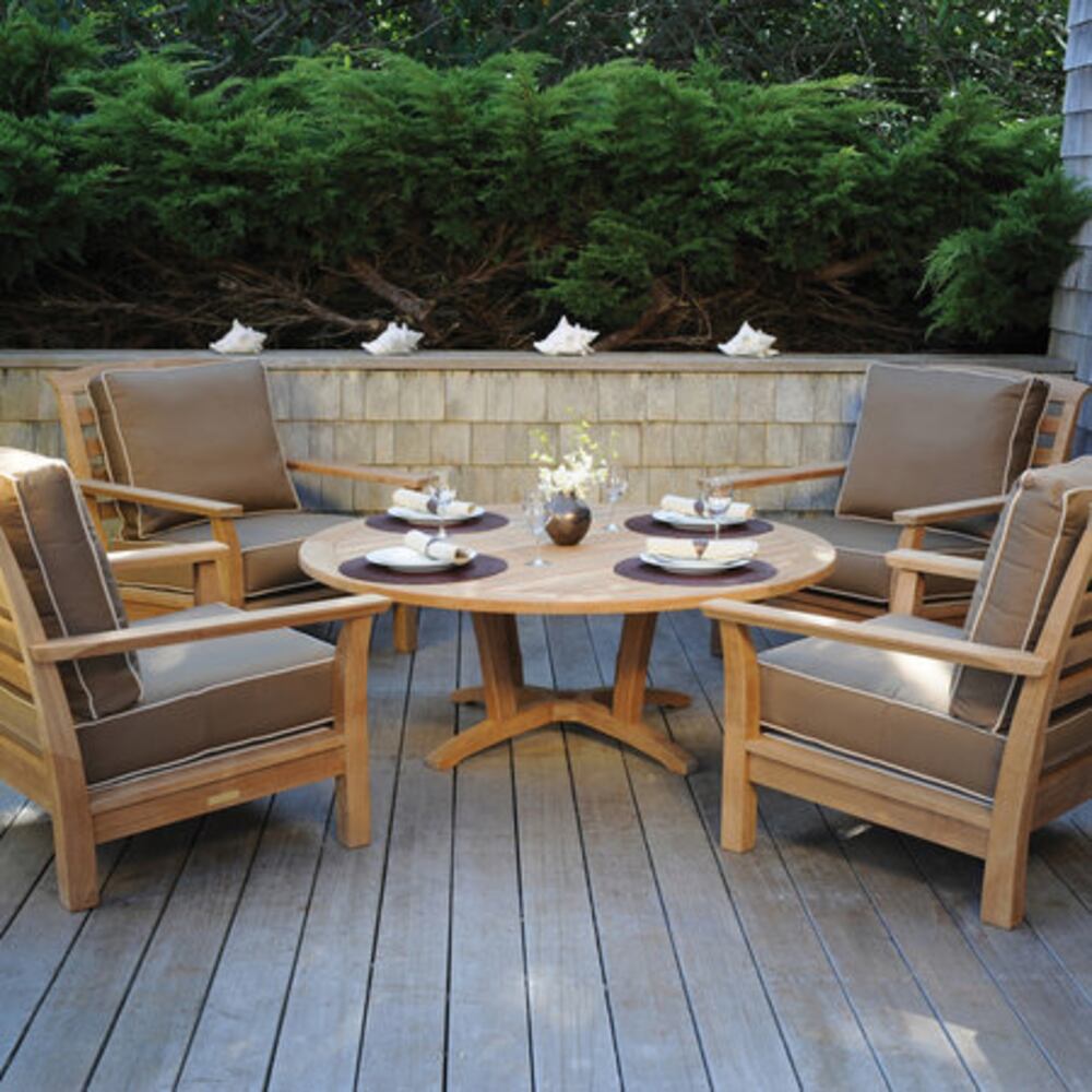 Design an outdoor living space