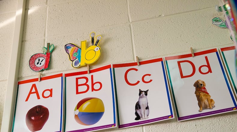 02/07/2019 -- Marietta, Georgia -- Objects in a classroom at Sawyer Road Elementary school in Marietta, Thursday, February 7, 2019.  (ALYSSA POINTER/ALYSSA.POINTER@AJC.COM)