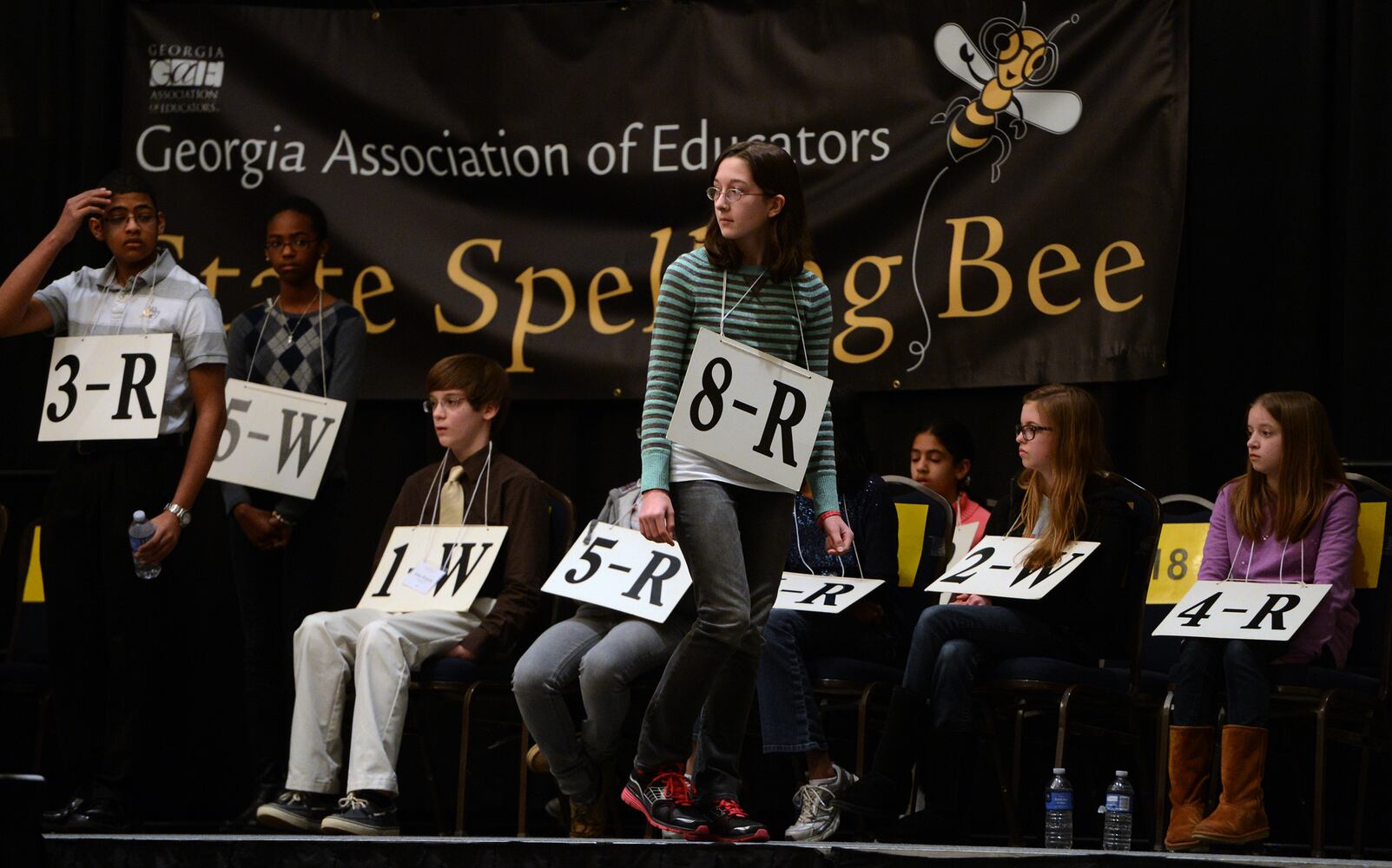 20 students, ages 11-14, competed at GSU