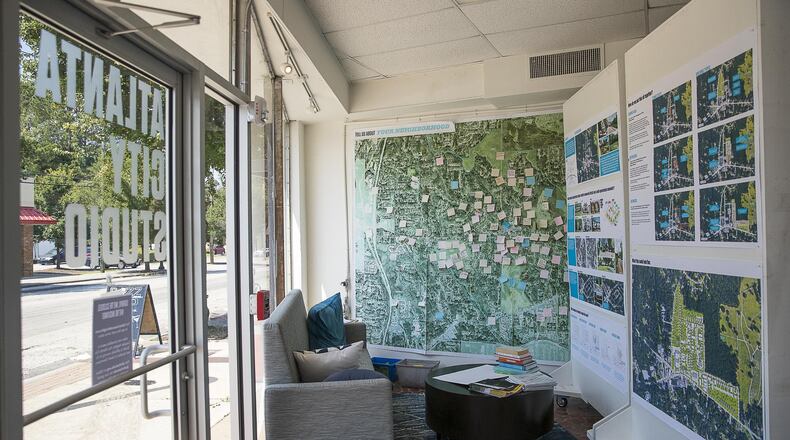 The interior of the Atlanta City Studio office in the Cascade Heights community of Atlanta, Tuesday, July 2, 2019. ALYSSA POINTER/ALYSSA.POINTER@AJC.COM