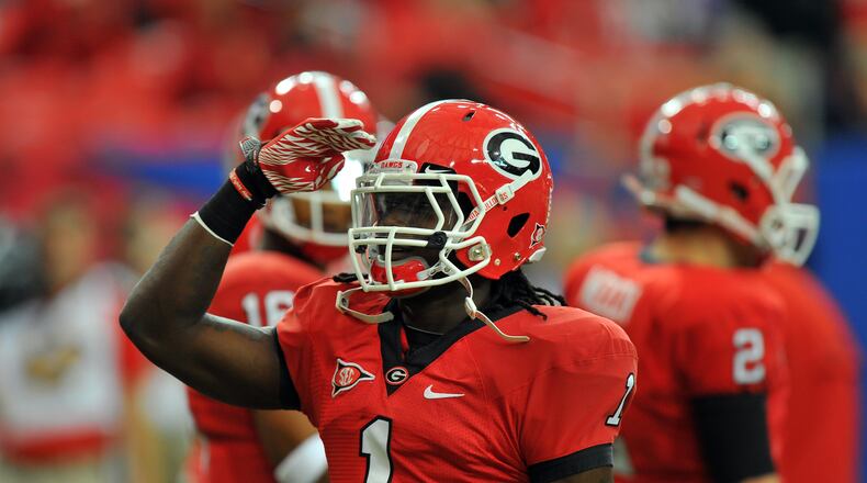 Isaiah Crowell played one season at Georgia before being dismissed from the team. Brant Sanderlin bsanderlin@ajc.com
