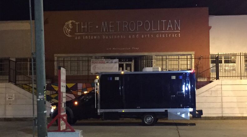 A person was killed at The Metropolitan Arts District building Monday night, Atlanta police said.