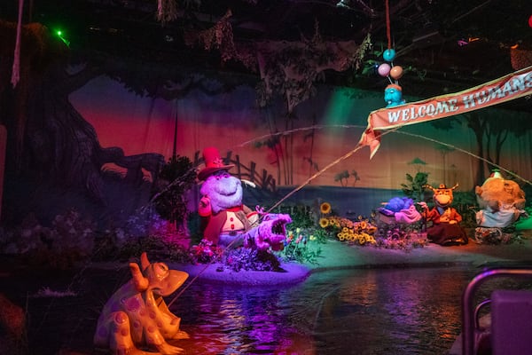 When visiting a theme park during the summer, indoor rides such as Monster Mansion at Six Flags can provide a refuge from the heat and a chance to catch a breather. (Photo courtesy of Six Flags Over Georgia)
