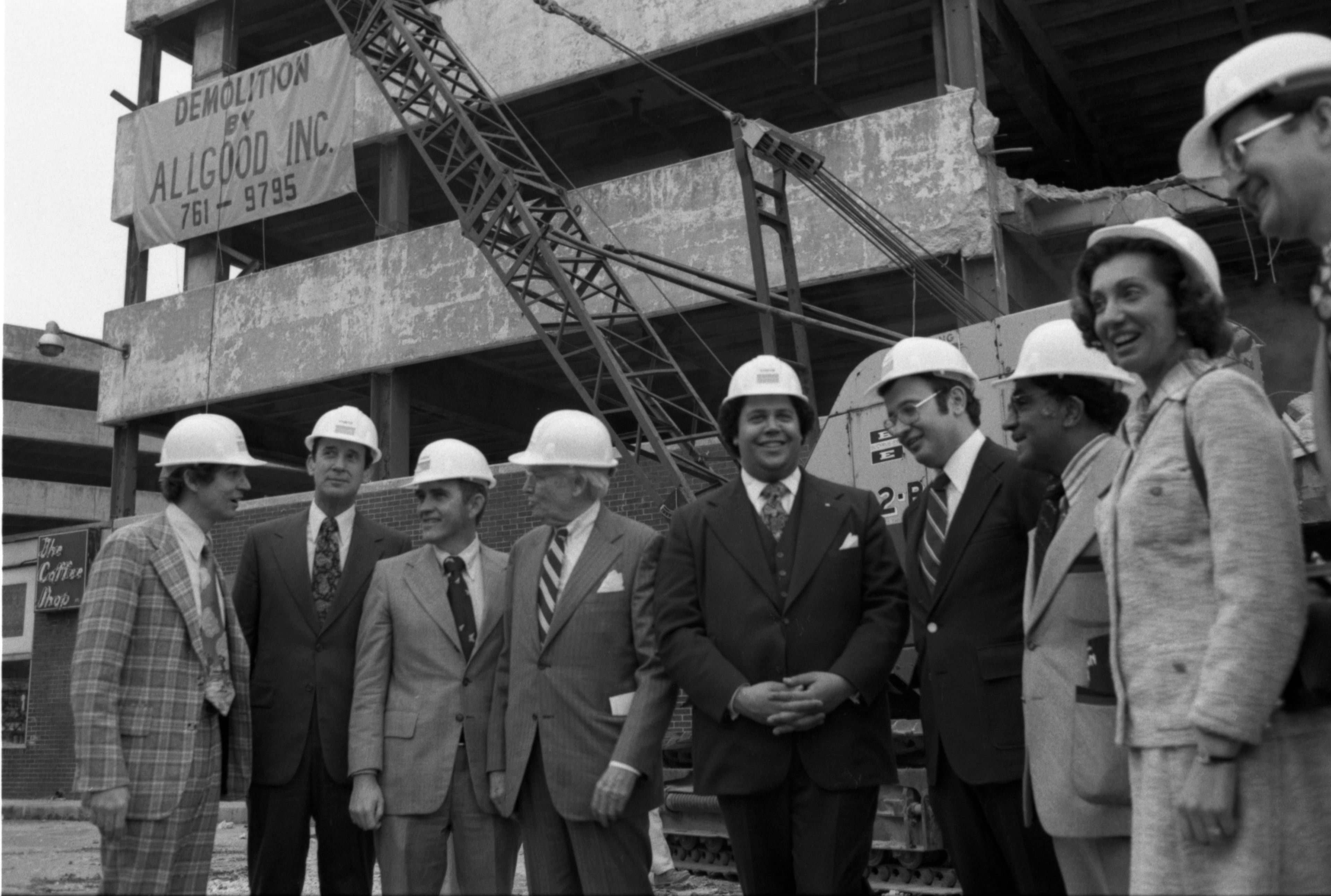 MARTA's Five Points construction kicks-off with Atlanta Mayor Maynard Jackson and other dignitaries. The Atlanta Journal-Constitution/Bill Mahan