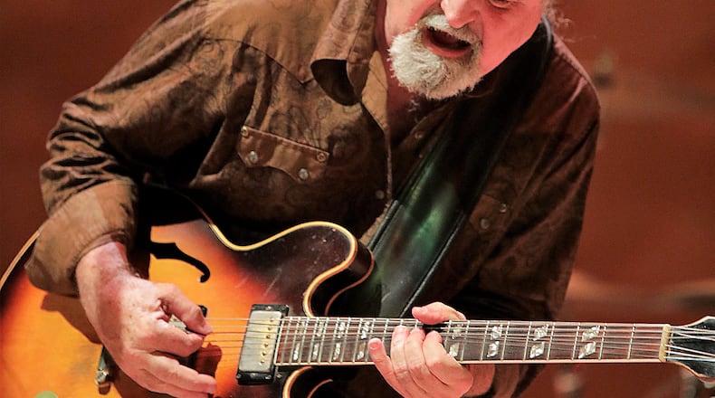 Blues guitarist Tinsley Ellis was among the early artists signed to the Landslide label by president and founder Michael Rothschild. Courtesy of Elaine Thomas Campbell