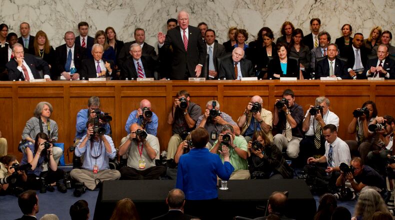 Elena Kagan appears before the Judiciary Committee as a Supreme Court nominee on Capitol Hill in Washington, June 28, 2010. Since Republicans took control of the Senate, the confirmation process for President Obama’s nominees to the 12 regional federal courts of appeal has essentially been halted.