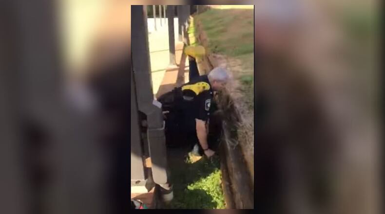 Authorities said the incident began when a student cursed at Griffin High's assistant principal.