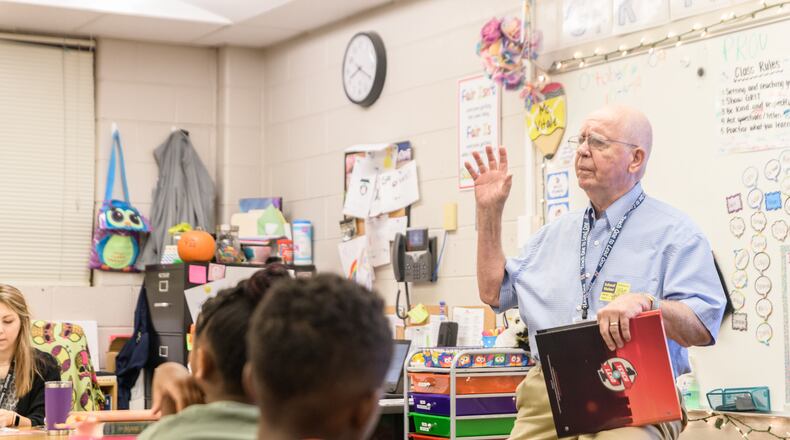 Shown here is Teach One to Lead One mentor, Dave Reever, at an elementary school. A favorite of the kids, the ‘hope mentor’ covered the universal principles that is true for anyone, anywhere, anytime.