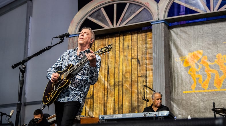 Boz Scaggs performs at the New Orleans Jazz and Heritage Festival on Saturday, April 27, 2019, in New Orleans. (Photo by Amy Harris/Invision/AP)