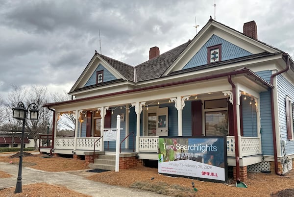 Dunwoody's Spruill Gallery, housed in a charming Victorian-era home, has often given emerging and area artists an opportunity to experiment and show their work. (Courtesy of Spruill Center for the Arts)
