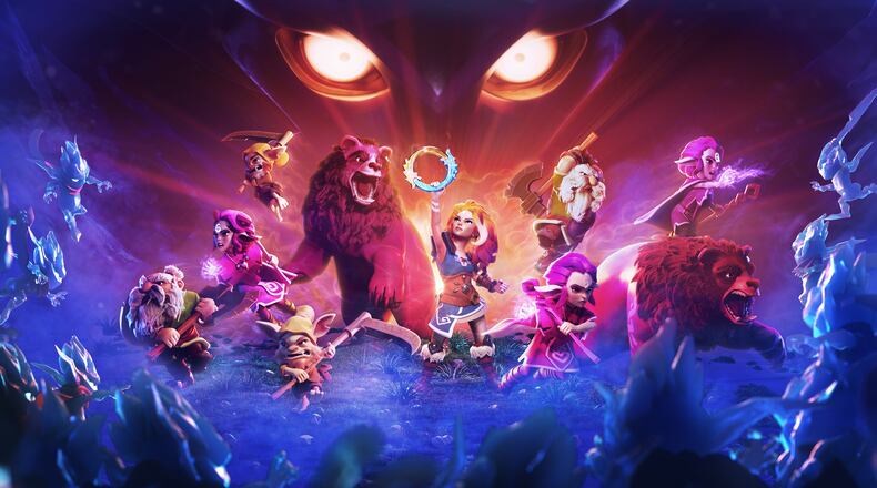 “Legend of Solgard” is set within the fantasy realm of Nordic folklore and follows the journey of Embla through the game’s nine massive worlds as she fights to prevent Ragnarok. (King.com Ltd.)