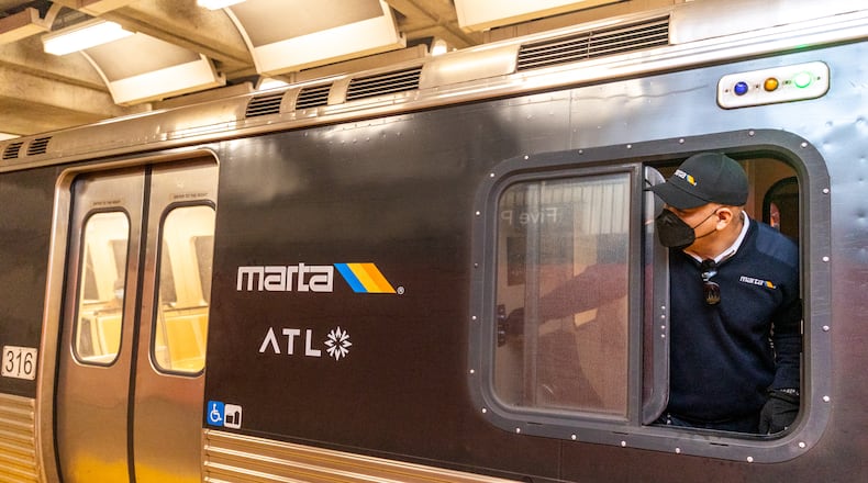 MARTA plans to apply for a federal grant to help pay for its $150 million renovation of Five Points station. (File photo by Jenni Girtman for The Atlanta Journal-Constitution)
