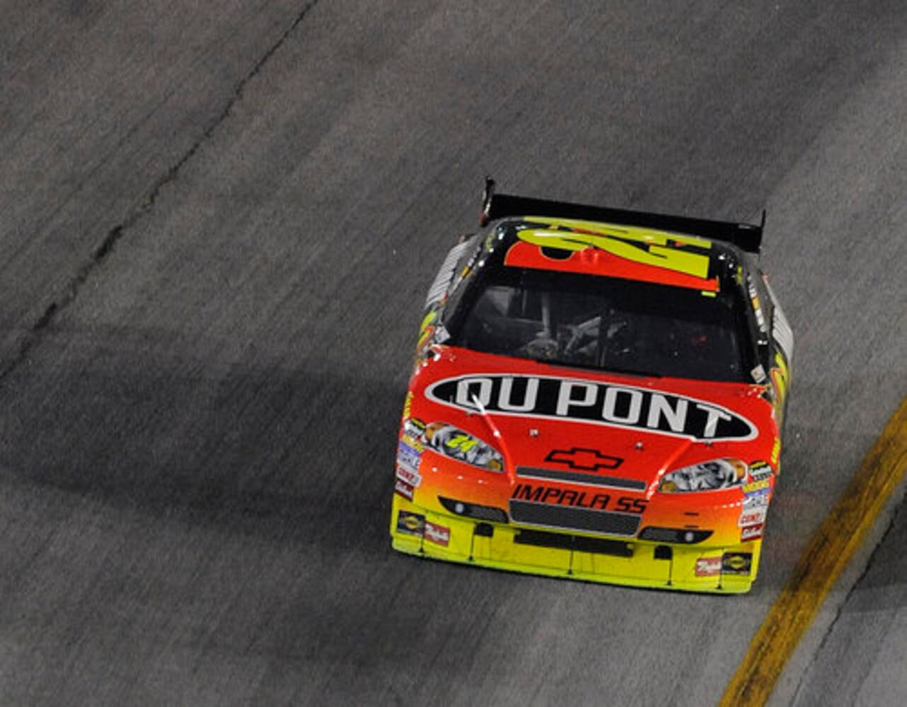 Night NASCAR race at AMS