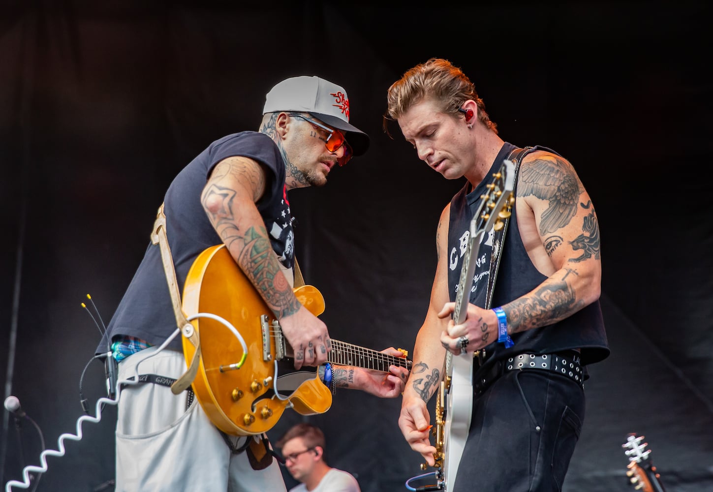High Suspect brings its guitar-heavy rock to a sweltering Piedmont Stage on Saturday, Sept. 20, 2025, at the Shaky Knees Music Festival at Piedmont Park in Atlanta. (Ryan Fleisher for the AJC)