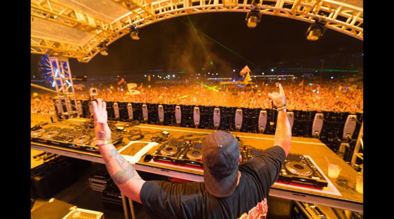 The Imagine Music Festival at its previous home at the Atlanta Motor Speedway. (Photo by Drew Dinwiddle)