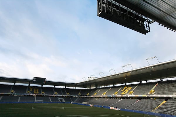 This Jan. 19, 2007 file photo shows the Stade de Suisse/Wankdorf soccer stadium in Bern, Switzerland. (Martin Ruetschi/Keystone via AP, file)