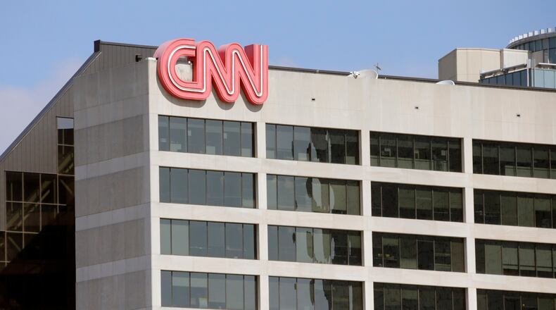 Atlanta’s CNN Center was on alert, but reported no suspicious activity Wednesday morning. File photo: BOB ANDRES  /BANDRES@AJC.COM