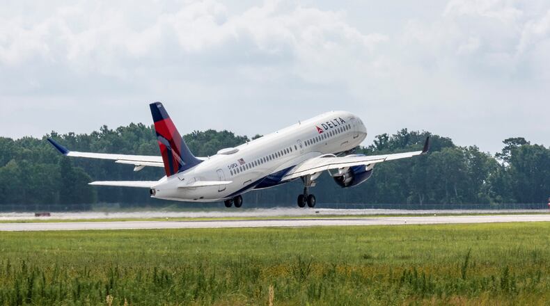 A Delta Air Lines Airbus 220-300. Source: Airbus