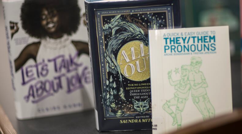 The Springfield Library, a branch of the Savannah-based Live Oak Public Libraries, has been the target of opponents of LGBTQ titled books and the debate over what materials are appropriate in Georgia libraries. (Stephen B. Morton/AJC)