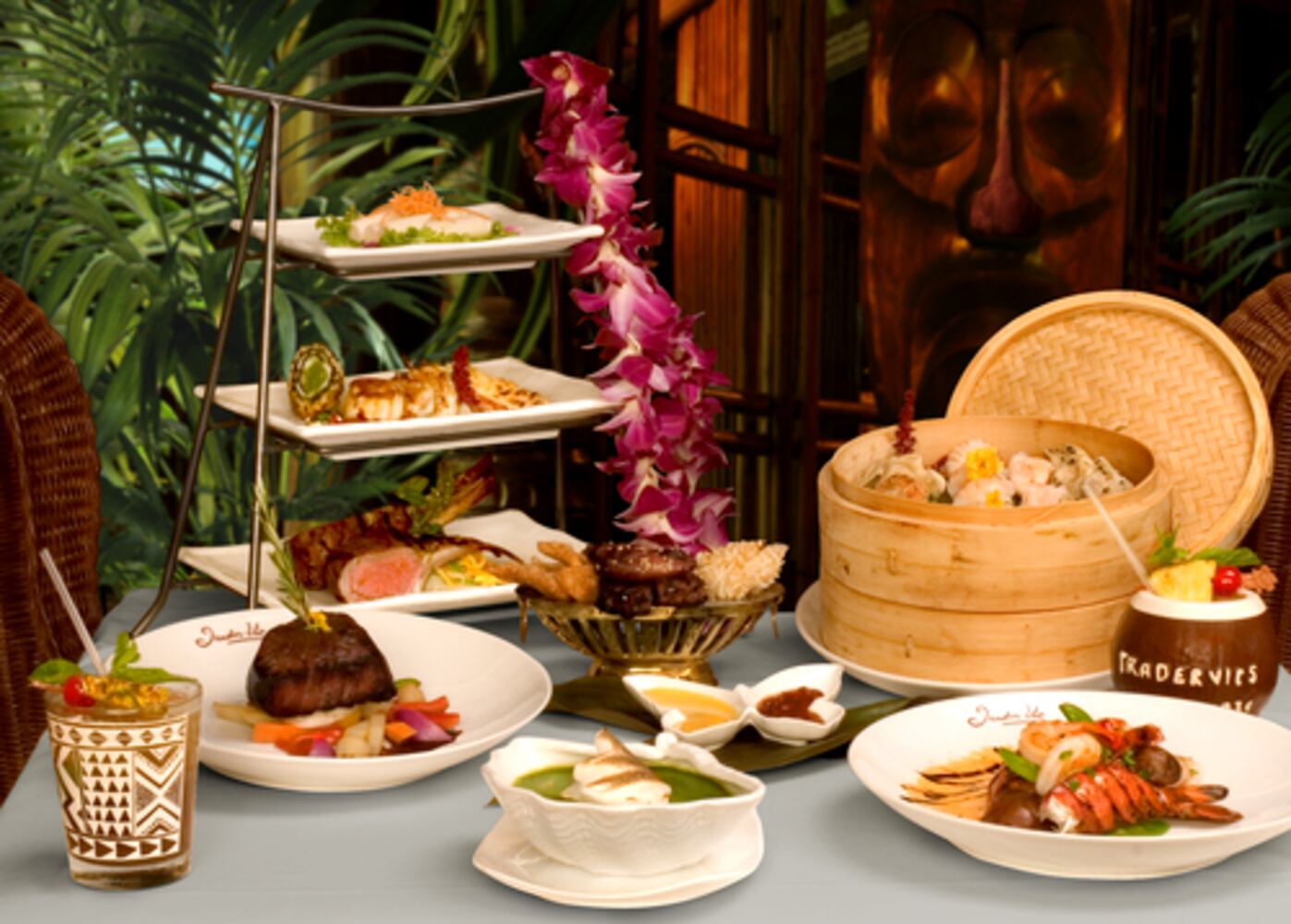Unique dining: Boats, belly dancers and tiki bars