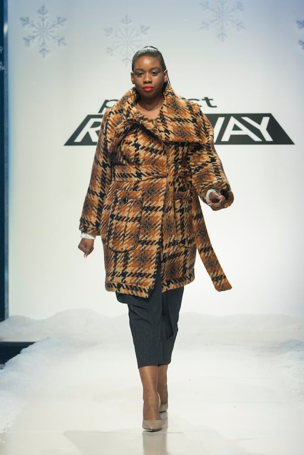  Kenya Freeman's finale challenge outfit before Fashion Week and the finales. CREDIT: Lifetime