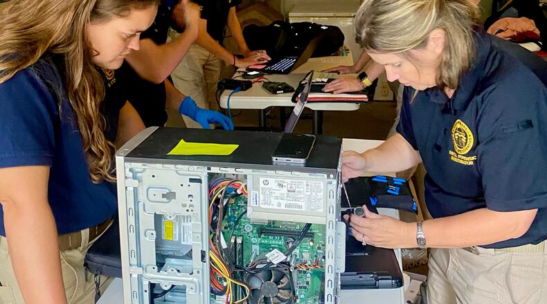 During the two-month operation, 101 digital devices were previewed by GBI forensic investigators and at least 17 of those were seized as evidence.