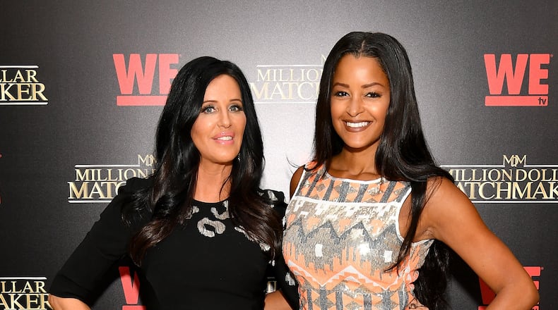 NEW YORK, NY - AUGUST 02: Patti Stanger and Claudia Jordan attend WE tv's Exclusive Premiere of Million Dollar Matchmaker Season 2 at the Whitby Hotel on August 2, 2017 in New York City. (Photo by Dia Dipasupil/Getty Images for WE tv )