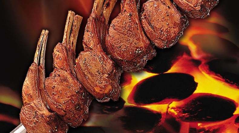 Cuts of lamb are roasted on brochettes at Fogo de Chão. / Photo credit: Fogo de Chão