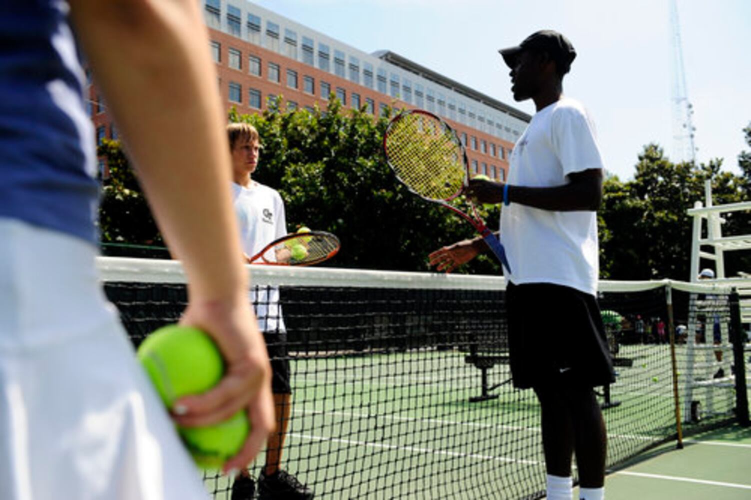 Tennis camp at Tech
