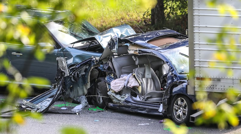 One person was killed in July after a crash in Clayton County. Georgia traffic fatalities have already surpassed last year's total, with several days left in 2020. (FILE PHOTO BY JOHN SPINK/AJC)