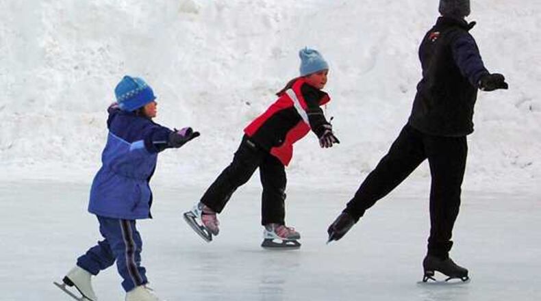 The city of Sugar Hill's popular ice skating rink will return Nov. 11. (Credit: City of Sugar Hill)