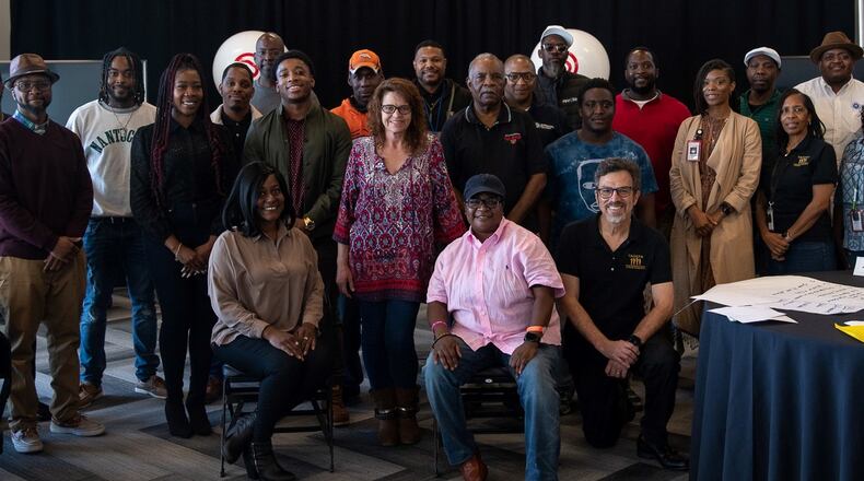 Recently, the Atlanta Hawks and Georgia Power helped veterans, who are clients of the Gateway Center in Atlanta, with career readiness training. (Courtesy of Gateway Center)