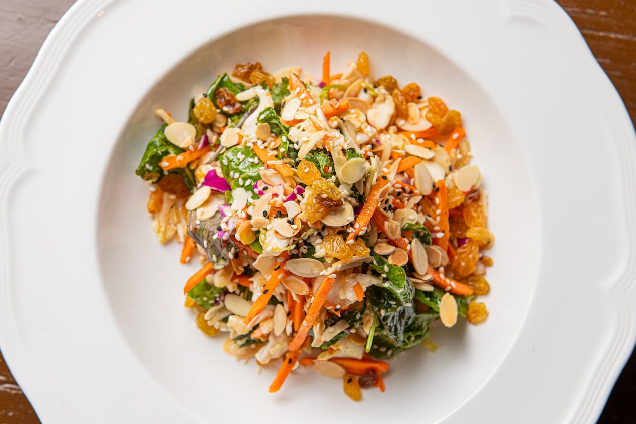 The Meehan's Public House Chopped Salad has been on its menu for the past six years. (Aaliyah Man for the AJC)