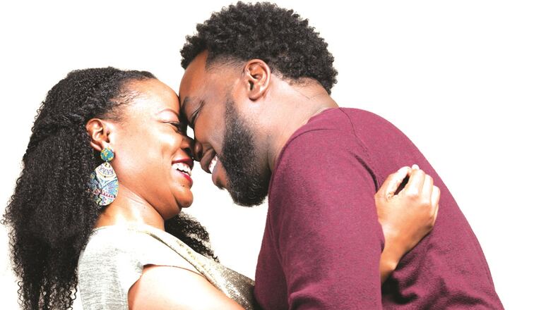 Horizon Theatre’s romantic comedy-drama “The Light,” continuing through April 17, co-stars Cynthia D. Barker and Enoch King.
Courtesy of Horizon Theatre