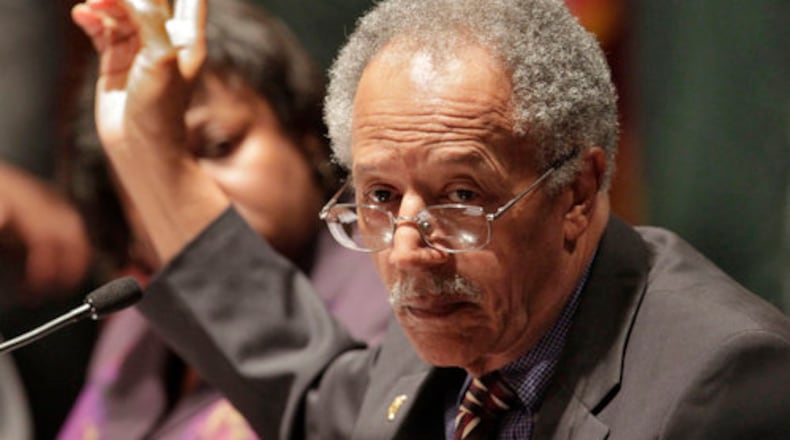 C.T. Martin speaks at a City Council meeting in 2011. Martin, who was one of the longest-service council members, died Saturday, May 8, 2021, at age 84. (Photo: Bob Andres/AJC)