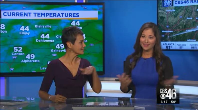 Gurvir Dhindsa and Jennifer Valdez on the newscast this morning on CBS46.