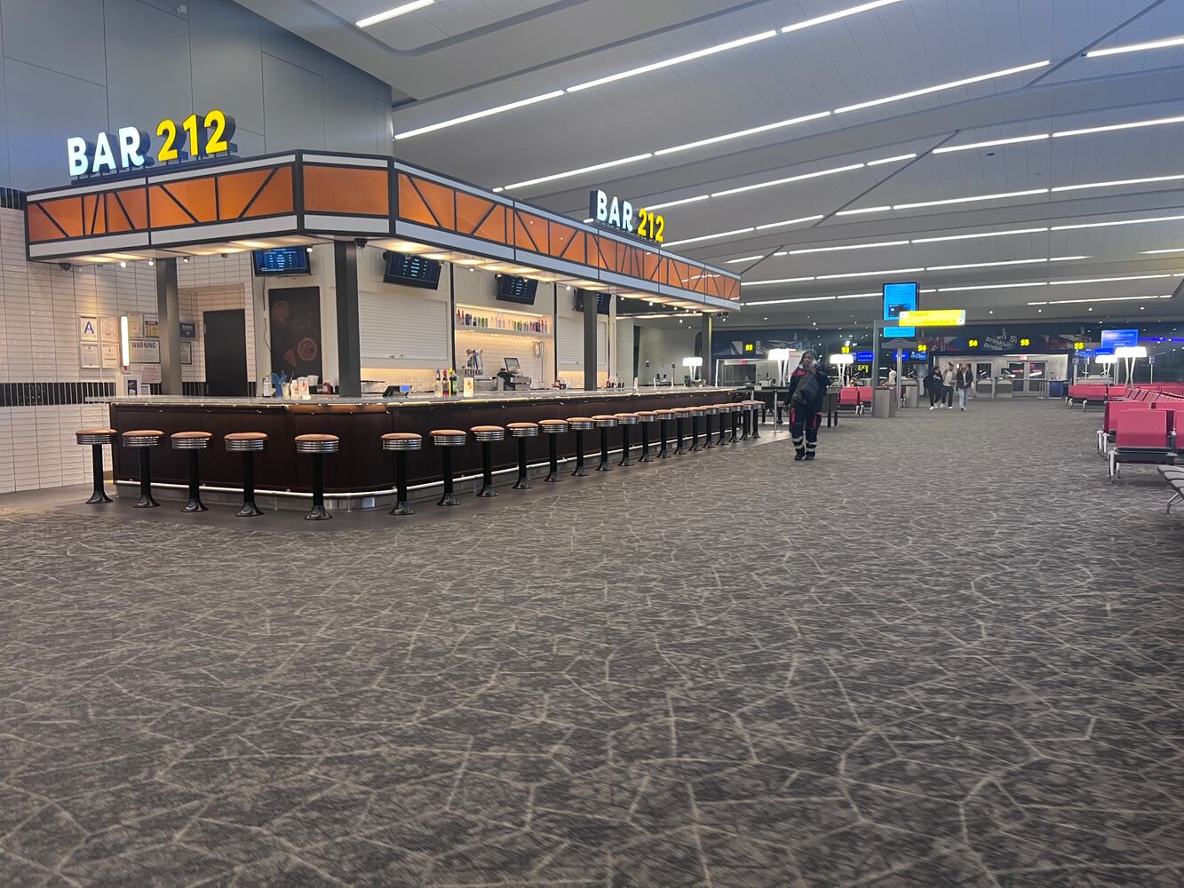 LaGuardia Terminal B concessions and gate areas