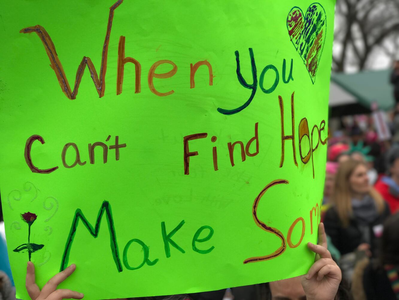 Signs of the times at Women's March in D.C.